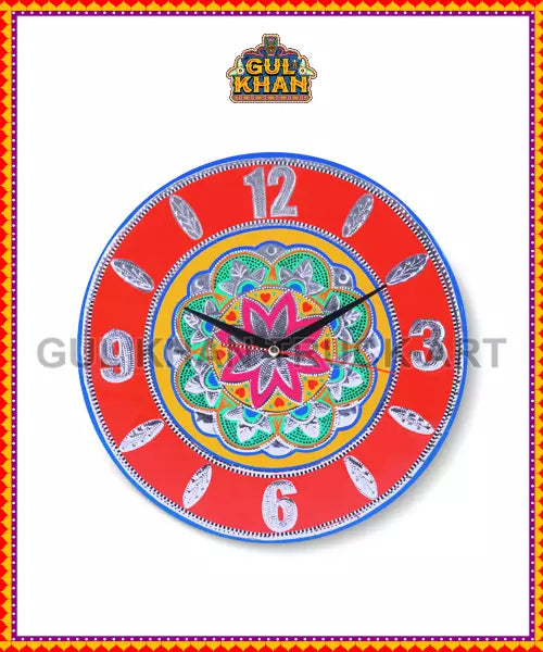Clock Design 3330 - Gul Khan Truck Art
