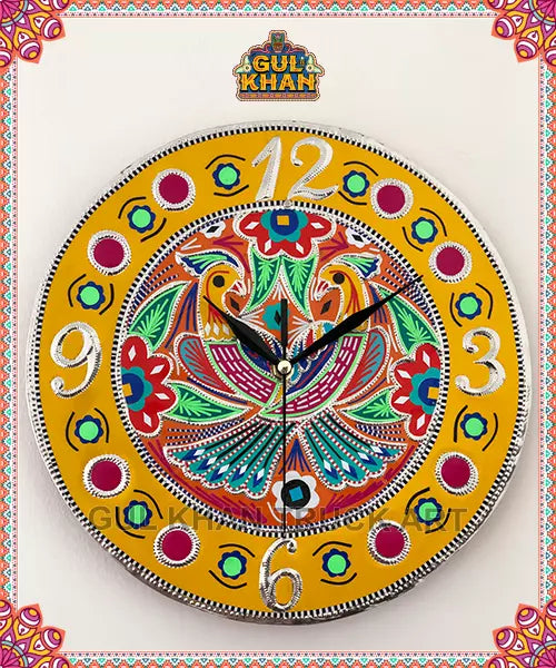 Clock Design 3332 - Gul Khan Truck Art