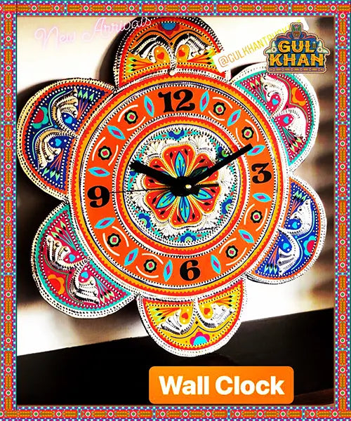 ClockDesign3338 - Gul Khan Truck Art