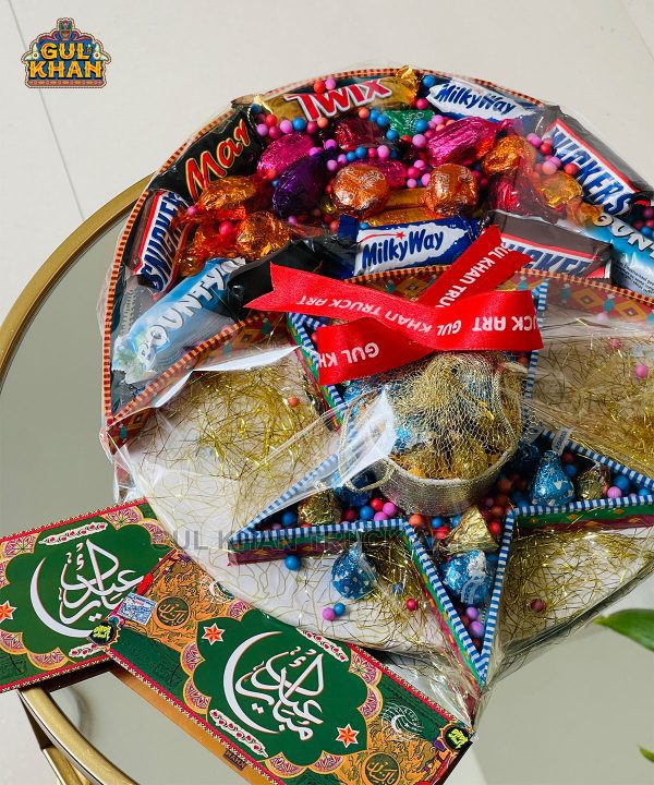 Crescent Star Tray Eid Basket 005
