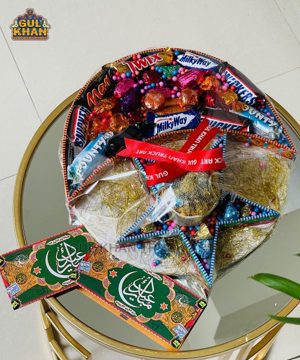 Crescent Star Tray Eid Basket 005