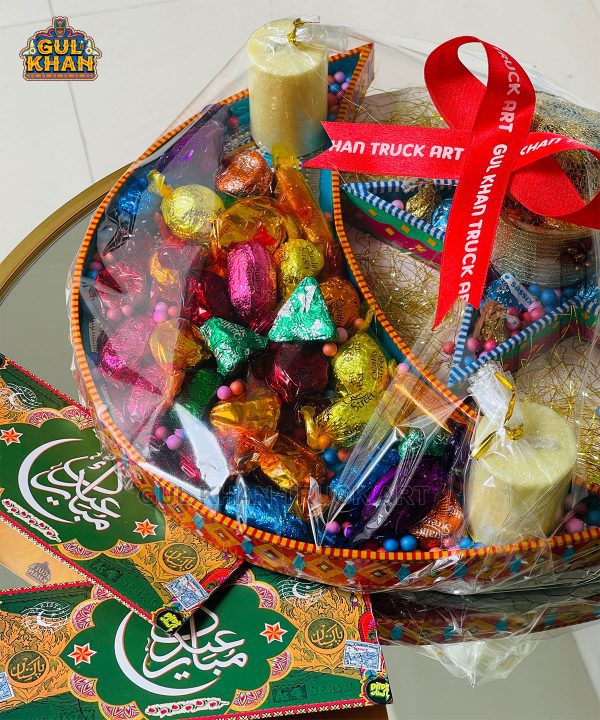 Crescent Star Tray Eid Basket 006