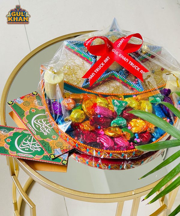 Crescent Star Tray Eid Basket 006