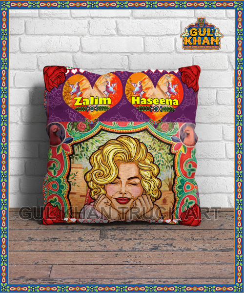Cushion Design 0552 - Gul Khan Truck Art