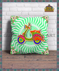 Cushion Design 1110 - Gul Khan Truck Art
