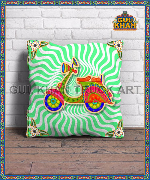 Cushion Design 1110 - Gul Khan Truck Art