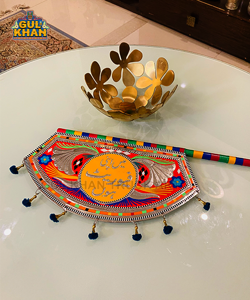 CustomizedHandmadeFanDesign01 - Gul Khan Truck Art