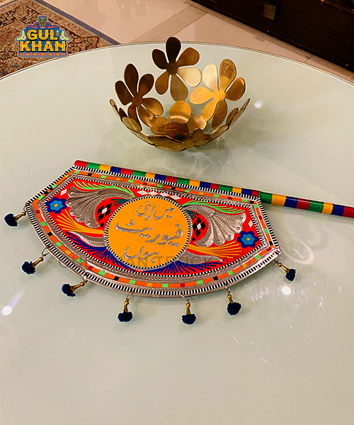 CustomizedHandmadeFanDesign014 - Gul Khan Truck Art
