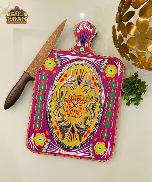 Cutting Board 003 - Gul Khan Truck Art
