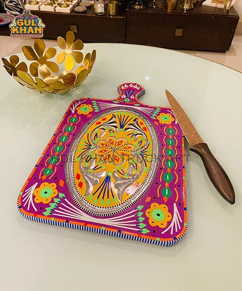 Cutting Board 003 - Gul Khan Truck Art