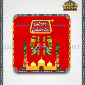 Fridge Magnet Design 0004 - Gul Khan Truck Art