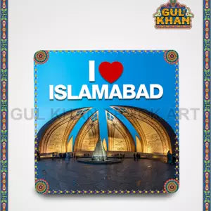 Fridge Magnet Design 0005 - Gul Khan Truck Art
