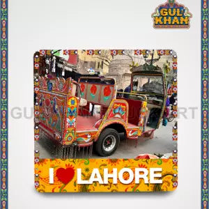 Fridge Magnet Design 0008 - Gul Khan Truck Art
