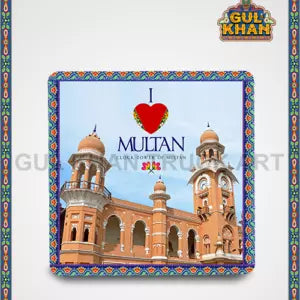 Fridge Magnet Design 0009 - Gul Khan Truck Art