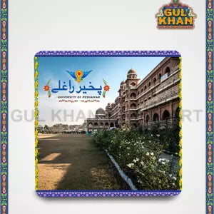 Fridge Magnet Design 0012 - Gul Khan Truck Art