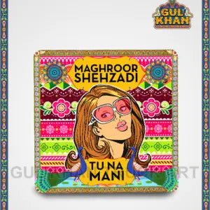 Fridge Magnet Design 0031 - Gul Khan Truck Art