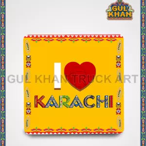 FridgeMagnetDesign7016 - Gul Khan Truck Art
