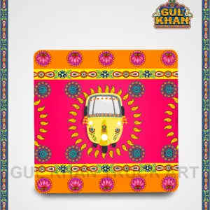 FridgeMagnetDesign7023 - Gul Khan Truck Art