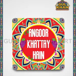 Fridge Magnet design 6617 - Gul Khan Truck Art