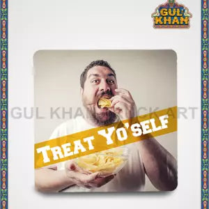 Fridge Magnet design 6663 - Gul Khan Truck Art