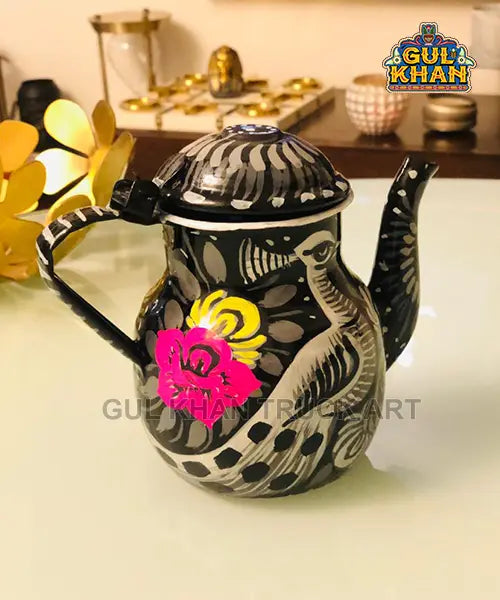 Gray Scale Chainak Design 1140 - Gul Khan Truck Art