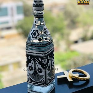 GrayScaleChamakpattiBottlesDesign006 - Gul Khan Truck Art