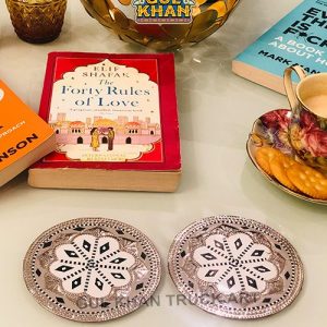 Gray Scale Chamakpatti Coasters 102