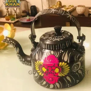 Gray Scale Kettle Design 0032 - Gul Khan Truck Art