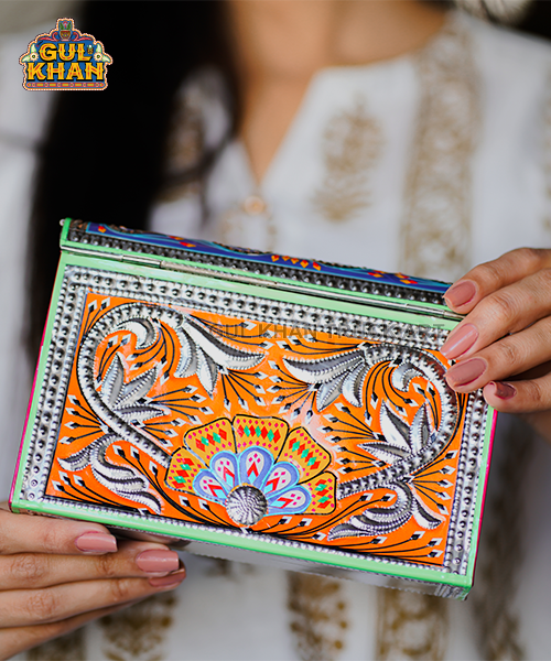 HandmadeClutch10082 - Gul Khan Truck Art