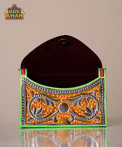 HandmadeClutch10083 - Gul Khan Truck Art