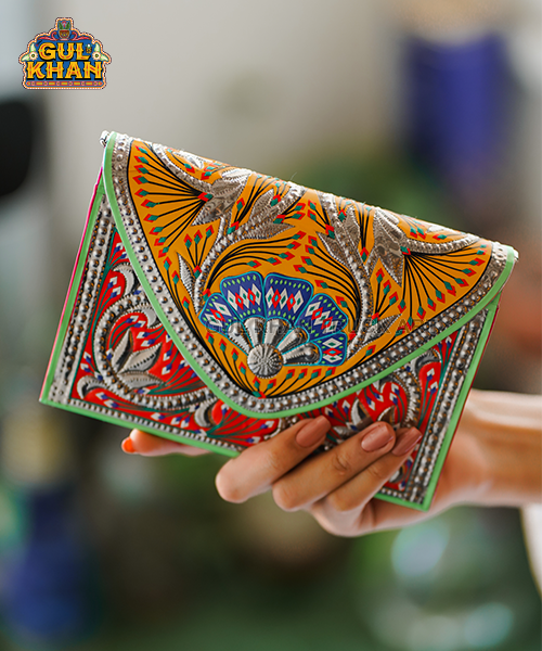 HandmadeClutch1010 - Gul Khan Truck Art
