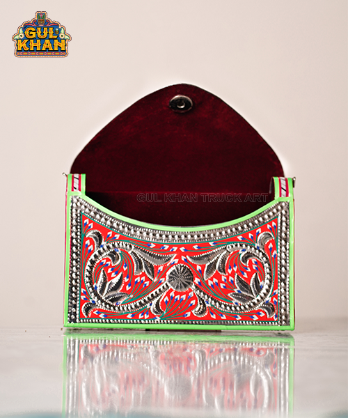 HandmadeClutch10102 - Gul Khan Truck Art