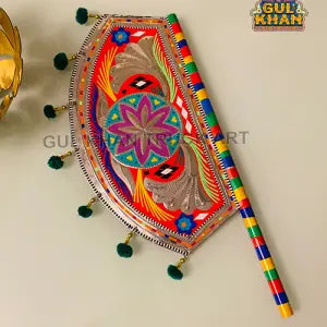 Handmade Fan Design 0003 - Gul Khan Truck Art