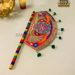 Handmade Fan Design 0003 - Gul Khan Truck Art
