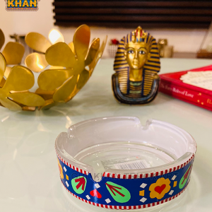 Handmade Glass Waste Bin 01