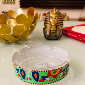 Handmade Glass Waste Bin 02