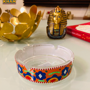 Handmade Glass Waste Bin 03