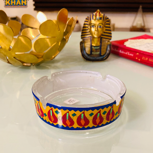 Handmade Glass Waste Bin 04