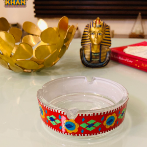 Handmade Glass Waste Bin 05