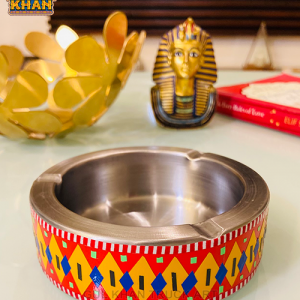 HandmadeSteelWasteBin01 - Gul Khan Truck Art