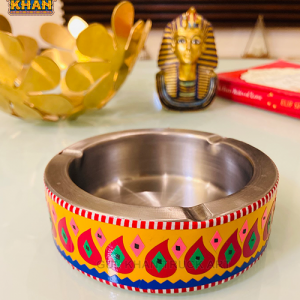 HandmadeSteelWasteBin02 - Gul Khan Truck Art