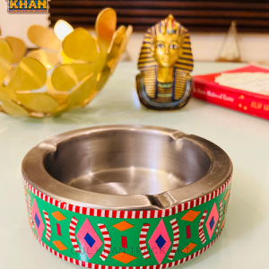 HandmadeSteelWasteBin04 - Gul Khan Truck Art