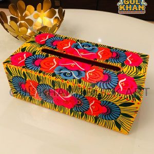 HandpaintedTissueBoxDesign11137 - Gul Khan Truck Art