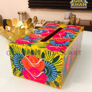 HandpaintedTissueBoxDesign111373 - Gul Khan Truck Art