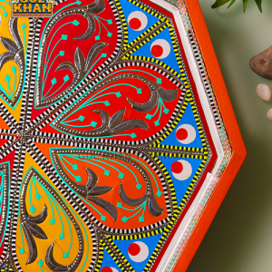 HexagonChamakpattiTray00482 - Gul Khan Truck Art