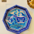 Hexagon Chamakpatti Tray 0052 - Gul Khan Truck Art