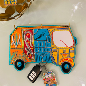 Key Holder Design (Rickshaw) Shape 2249 - Gul Khan Truck Art