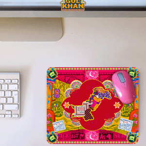 Mousepad Design 0031 - Gul Khan Truck Art