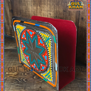 Napkin Holder Design 1120 - Gul Khan Truck Art
