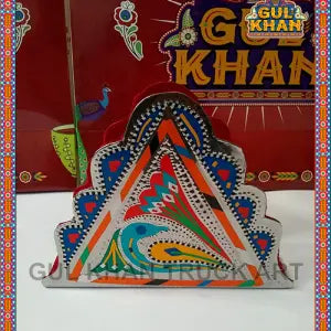 Napkin Holder Design 1121 - Gul Khan Truck Art